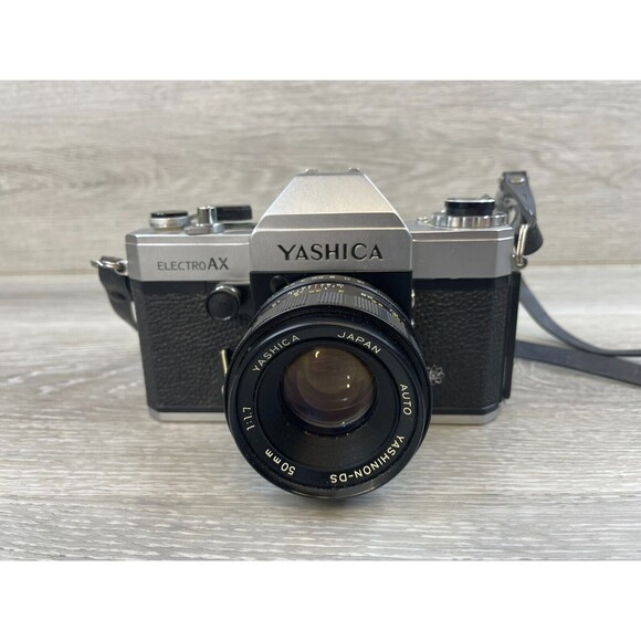 Yashica Other - Vintage Yashica Electro AX Silver 35mm SLR Film Camera with 50mm F1.7 Lens